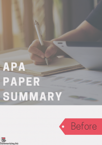 apa summary paper structure apa summary paper structure
