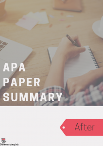 apa summary paper structure example apa summary paper structure example