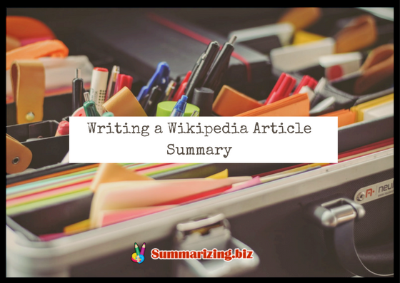 well-written wikipedia article summary well-written wikipedia article summary