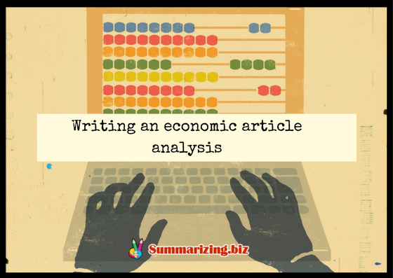 what is economic article analysis what is economic article analysis